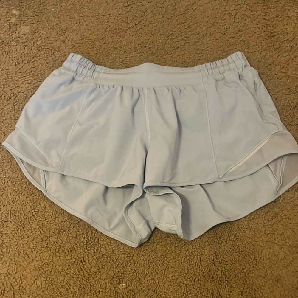 Lululemon blue hotty hot shorts